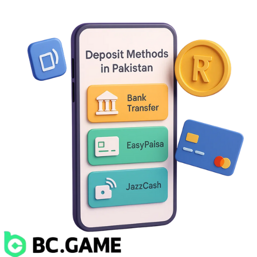 Deposit Methods Available in Pakistan